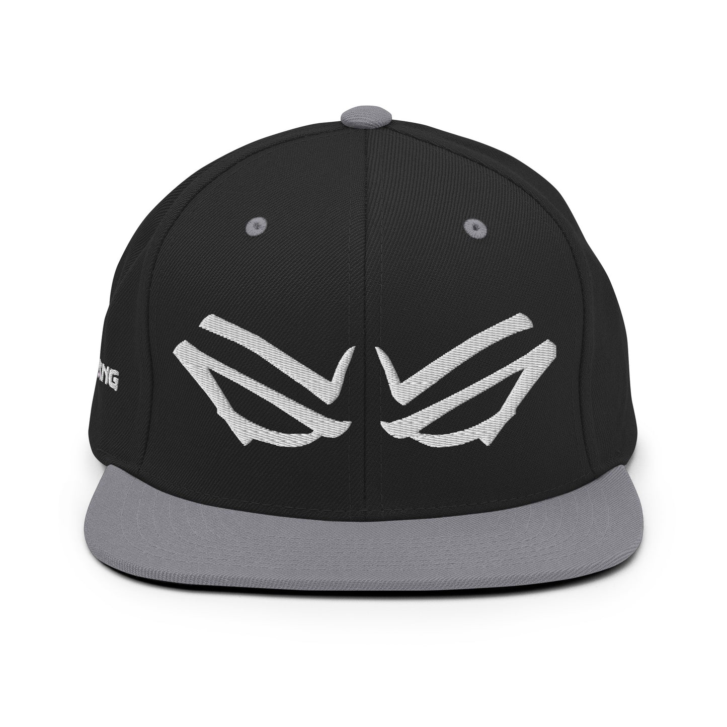 Snapback Hat White Logo